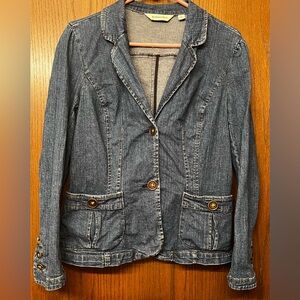 GUC St Johns Bay Women's Denim Blazer Jacket size Medium